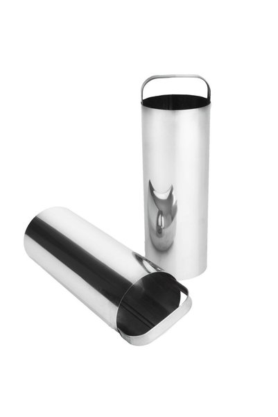 Orion Set 2 Forme Copt cu Manere, 16x7 cm, Otel Inox, Argintiu