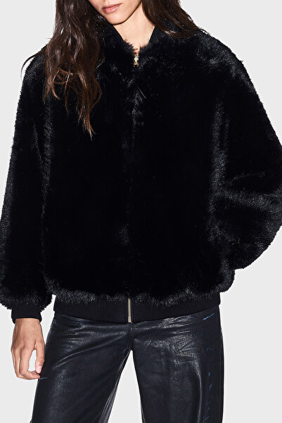 Armani Exchange Relaxed Fit Dik Yaka Fermuarlı Çift Taraflı Ceket Kadın CEKET XW002940 AF25760 UC001