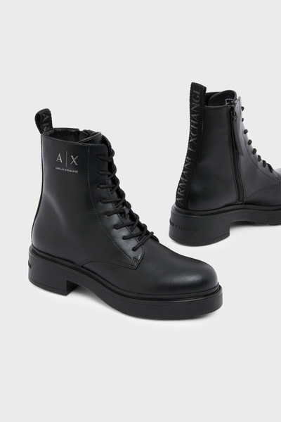 Armani Exchange Logolu Deri Bot Kadın BOT XW003090 AF11912 MZ715