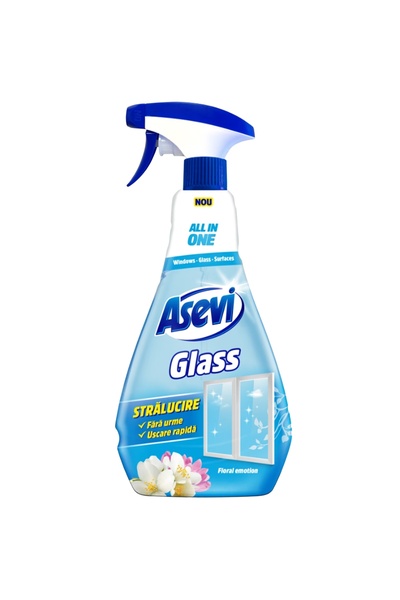 ASEVI Floral Emotion Glass Cleaner Spray, 750 ml