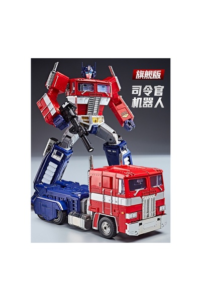 Generic Figurină Robot și Camion Transformabil - Roșu Albastru |   W8019 / MPP10