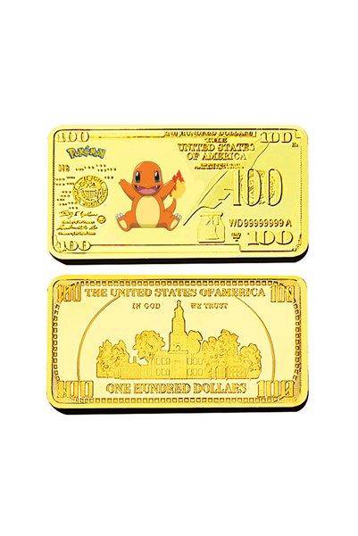 Choice B 1PCS Kawaii Anime Commemorative Coins Charmander Squirtle Collection...