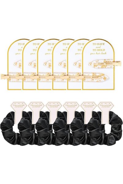 KASTWAVE Soft Silk Satin Hair Accessories Set, Elegant Scrunchies, Hair Ties ...
