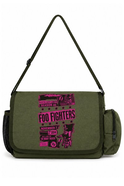SEVBANO Foo Fighters Rock Metal Music Group Geantă multifuncțională imprimată...