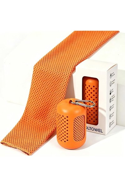 GENERAL Cooling Gym Towel with Silicone Capsule Case, Portable Lightweight Mi...