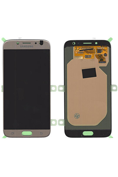Samsung Γνήσια Οθόνη LCD με Μηχανισμό Αφής Galaxy J7 (2017) SM-J730 Χρυσαφί