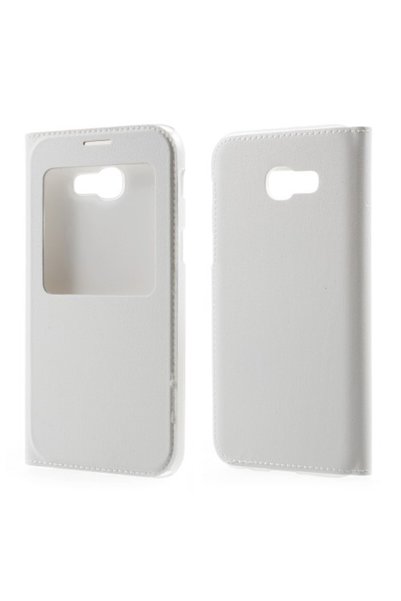 OEM Δερμάτινη Θήκη Βιβλίο Smart Cover για Samsung Galaxy A3 (2017) - Λευκή
