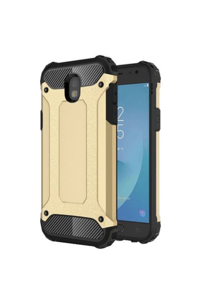 OEM Tough Armor Υβριδική Θήκη TPU/Πλαστικό για Samsung Galaxy J5 (2017) - Χρυ...