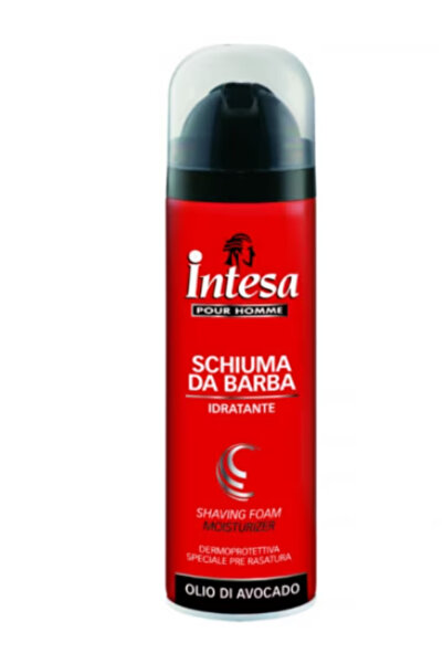 Intesa Pentru Bărbați Spumă de Ras Hidratantă cu Ulei de Avocado, 300 ml