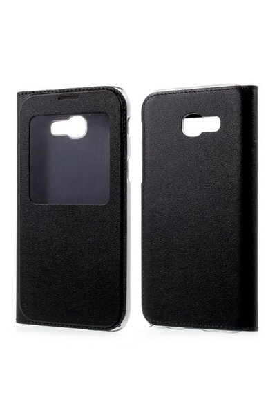 OEM Δερμάτινη Θήκη Βιβλίο Smart Cover για Samsung Galaxy A3 (2017), Μαύρη