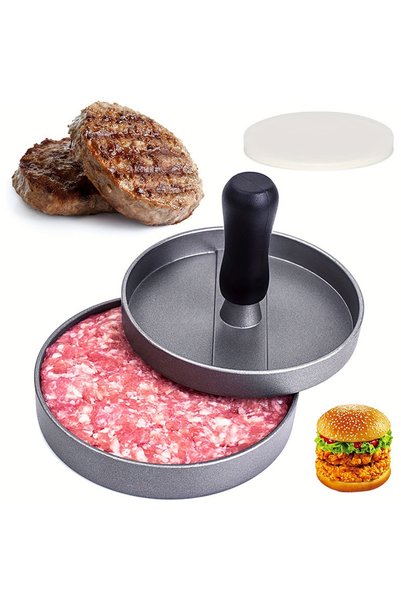 Generic Brand Burger Press, Meat Press, Includes 100 Parchment Papers, Alumin...