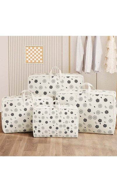 Arabest 4 PCS Large Moving Storage Totes 61×27×52cm, Waterproof Mildew‑Proof ...