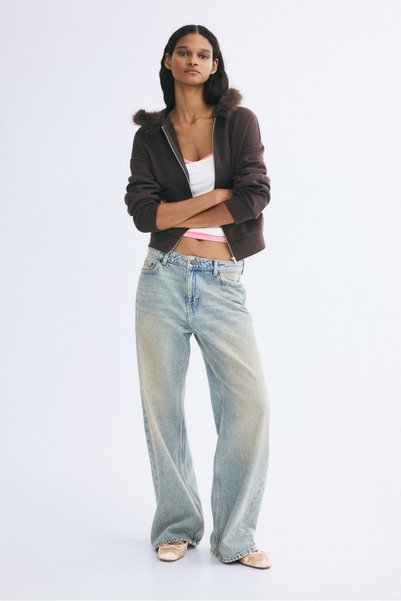 H&M Straight Regular Waist Jeans