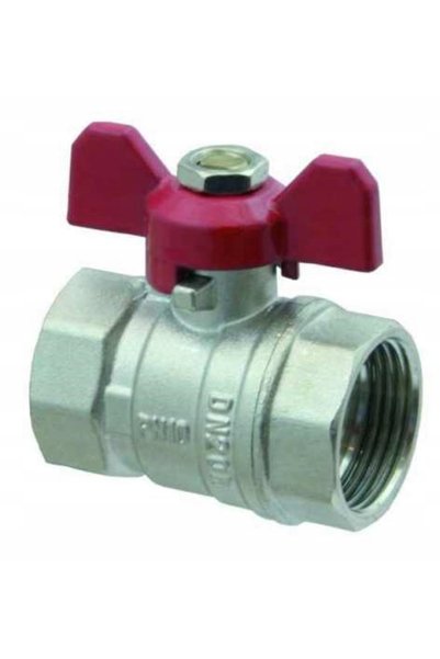 GOSHE Robinet cu bilă de 3/4 țoli, tip fluture, cu garnitură (Gland x Gland)