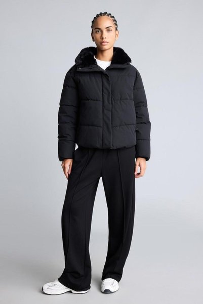 DeFacto Regular Fit Fur Collar Puffer Coat (26 Wn)