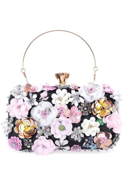 Zebrum Women's Evening Clutch Bag Designer Evening Handbag Party Clutch Purse