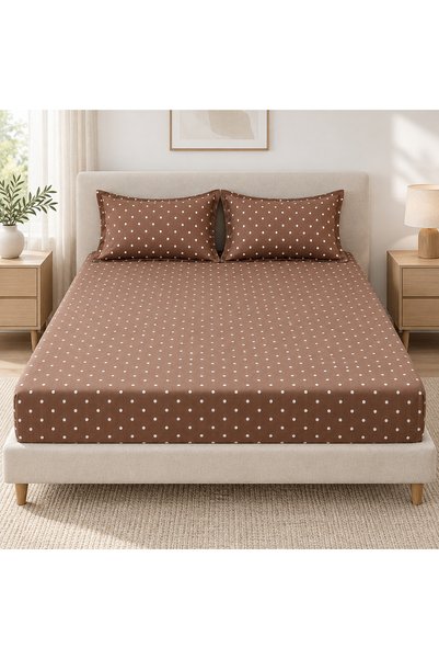 celhome Finet bed cover with Stretchy, 3 pieces, 180x200 cm, 2 pillowcases