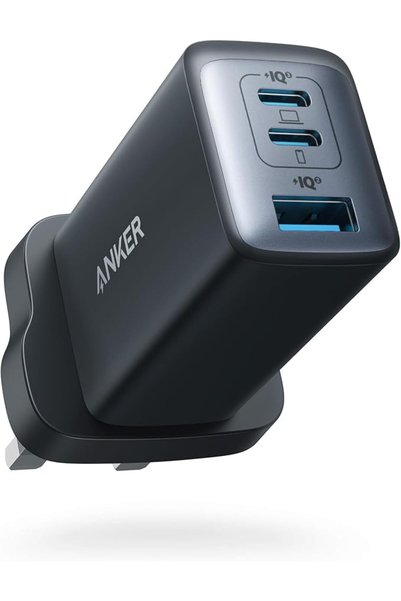 Anker Stuy شاحن أنكر زولو 70 واط بـ 4 منافذ USB-C سريع، لمحول الكمبيوتر المحم...