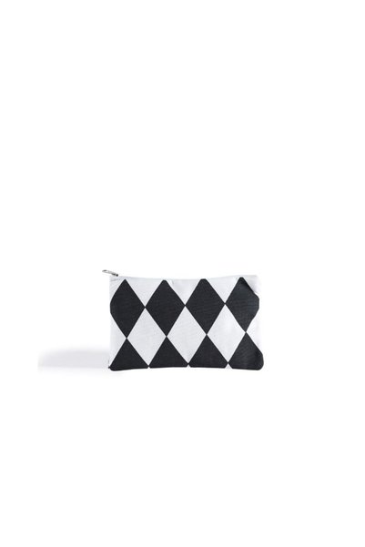 Beauty Home Θήκη 9 x 16 εκ. Διαμαντένια Μαύρο και Λευκό