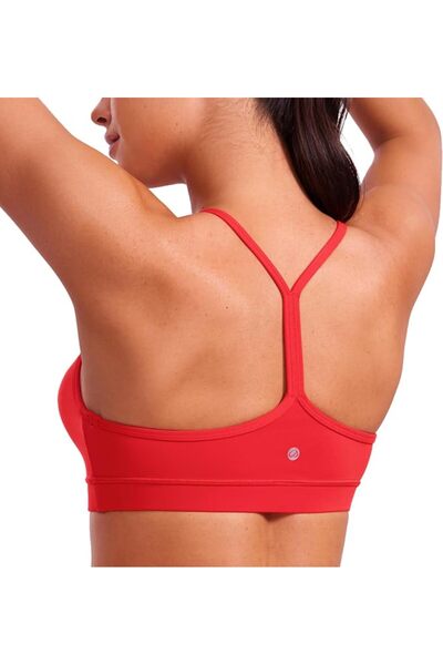 CRZ YOGA حمالة صدر رياضية نسائية من Butterluxe - حمالة صدر رياضية مبطنة ذات أ...