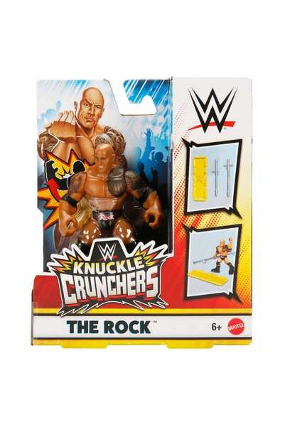 mattel WWE Güçlü Güreşçiler Aksiyon Figürü HWH19 The Rock Jhl79