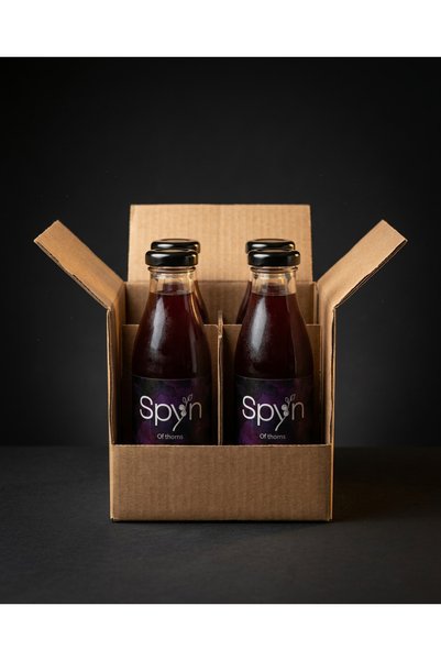 Spyn Suc 100% din Porumbe Salbatice (Prunus Spinosa), Pachet 4 sticle x 250ml