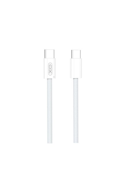 TFO Кабел XO NB-Q260B PD USB-C - USB-C 1,5м бял 60W