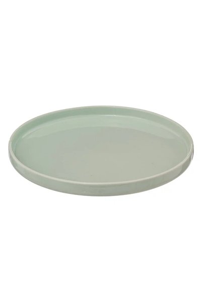 SG Stoneware Dessert Plate (20 x 2.3 cm, Light Green)