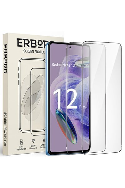 ERBORD 2x Sticlă securizată pentru Xiaomi Redmi Note 12 Pro+ 5G / 12 Pro 5G /...