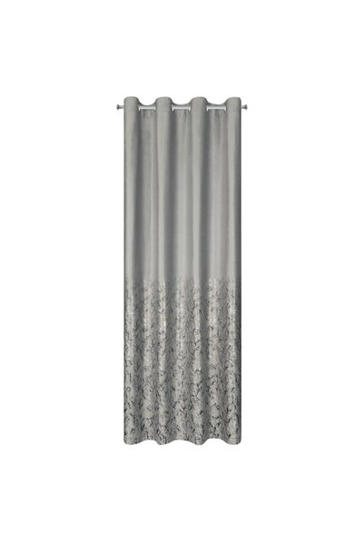 Eurofirany Draperie TORI 140 x 250 cm inele gri deschis