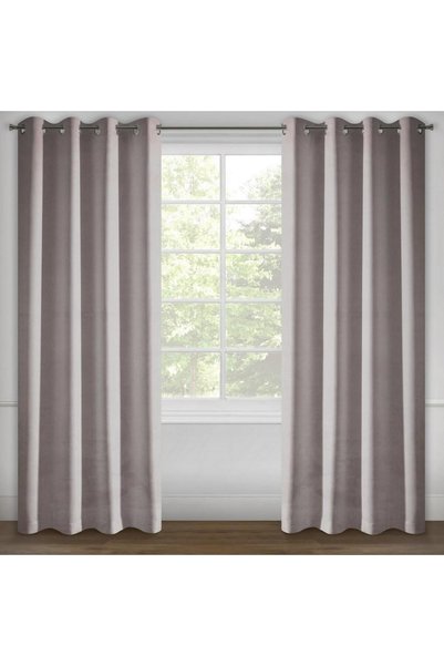 Eurofirany Draperie Berfu, roz pudrat, 140x250cm