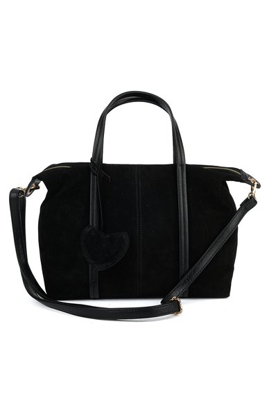 Ziya , Women's Genuine Leather Shoulder and Hand Bag 163979Z5030 Black