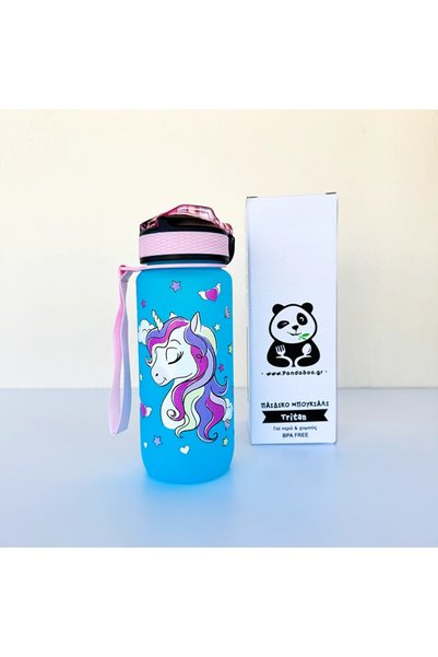 Pandaboo Μπουκάλια Νερού Tritan 600ml – Ανθεκτικά & Ασφαλή για Παιδιά - Μονόκ...