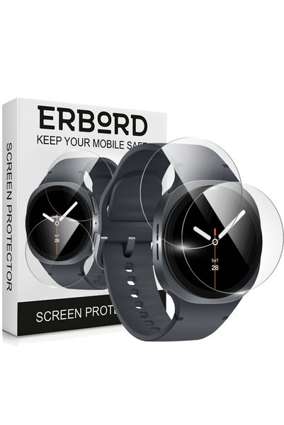 ERBORD 2x Sticlă securizată pentru Samsung Galaxy Watch 8 44mm, Sticlă