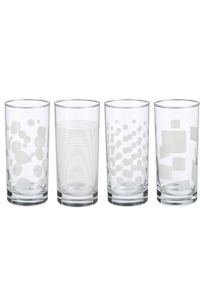 SG Glass Tumbler Set (480 ml, 4 Pc.)