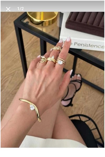8atelier Gold Venns (Ring Adjustable)