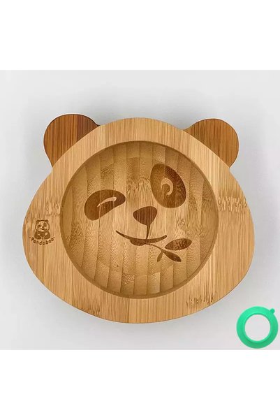 Pandaboo Μπολ Μπαμπού με Λογότυπο Πάντα – Πράσινο