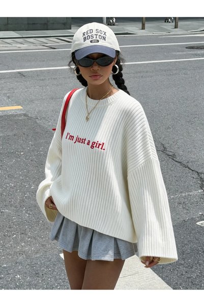 LUSHİGO Women's Gril Power Sweatshirt