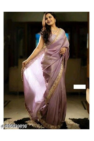 Generic Brand Pink Color Saree for Woman | Sarees | Sari | Moti Work Saree | ...
