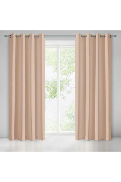 Design 91 Draperie Adore, 100% poliester, roz pudrat, 140x250cm