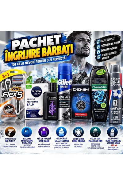 Bic Pachet îngrijire bărbați 7 produse