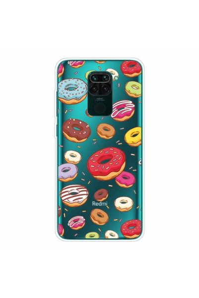 OEM Θήκη Σιλικόνης TPU για Xiaomi Redmi Note 9 / Redmi 10X 4G με Σχέδιο Ντόνατς