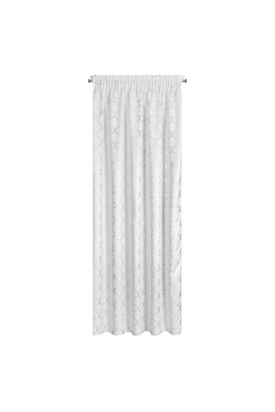 Eurofirany Draperie MILI 140 x 270 cm rejansa alb