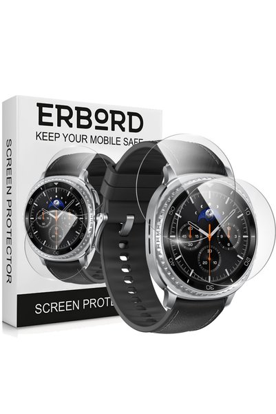ERBORD 2x Sticlă securizată pentru Samsung Galaxy Watch 8 Classic 46mm, Sticlă