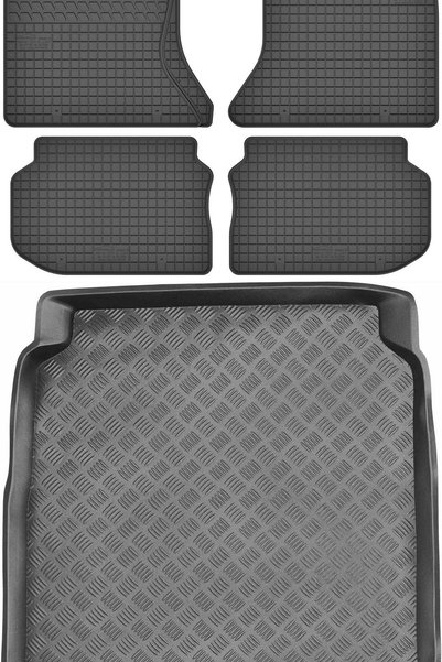 Max-Dywanik BMW 5 F10 Sedan din 2010-2013 SET - covorașe auto din cauciuc + c...