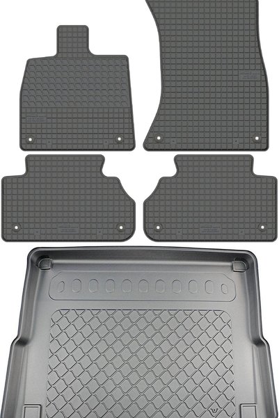 Max-Dywanik Audi Q5 II FY SUV din 05.2019 SET - covorașe auto din cauciuc + c...