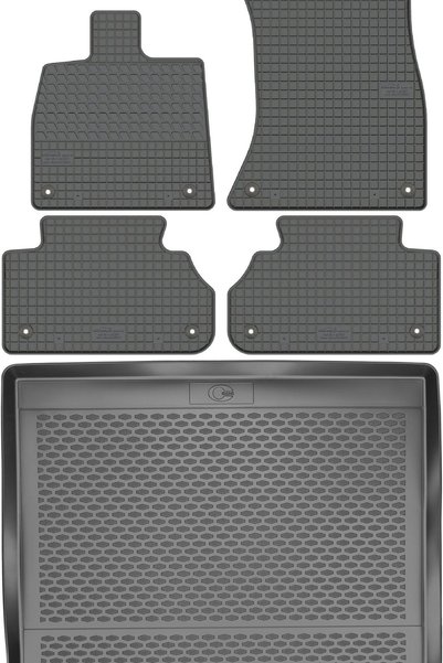 Max-Dywanik Audi Q5 II SUV din 2017 SET - covorașe auto din cauciuc + covoraș...