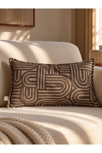 needle home textile .decoration Ritmo Coffee Throw Pillow Cover (30X50)