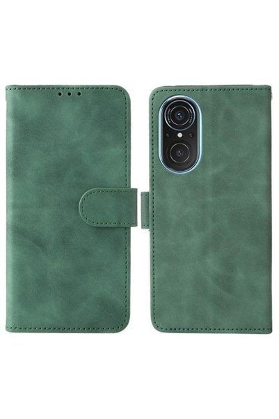 OEM Θήκη Πορτοφόλι με Όψη Δέρματος και Βάση για Huawei nova 9 SE – Πράσινο το...