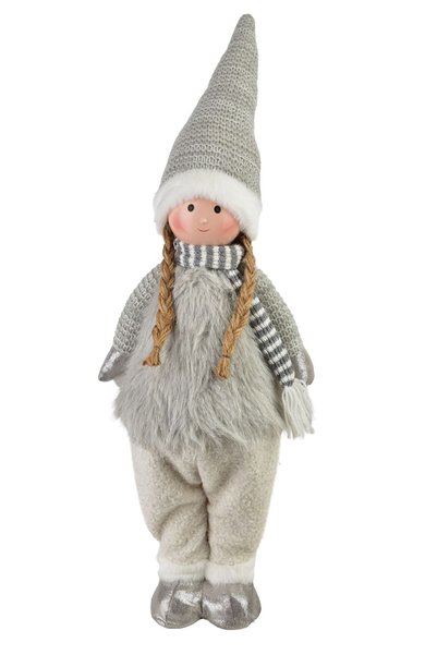MONDEX SANTA LILA Figurină de pluș pentru copii 26x18x71cm